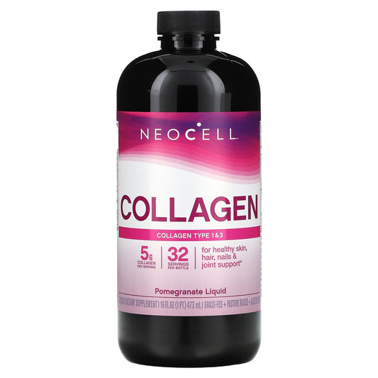 NeoCell-Collagen Type 1 & 3 Liquid-Pomegranate -16 fl oz (473 ml)