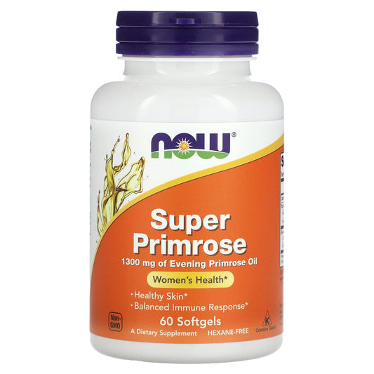 NOW Foods-Super Primrose-Evening Primrose Oil-1,300 mg-60 Softgels