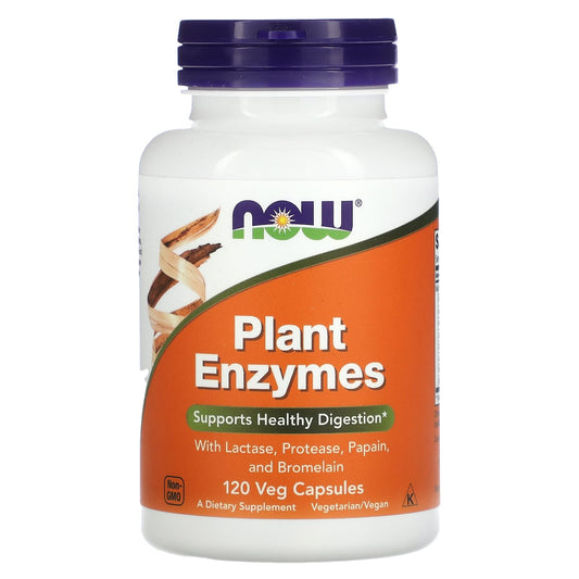 NOW Foods-Plant Enzymes-120 Veg Capsules