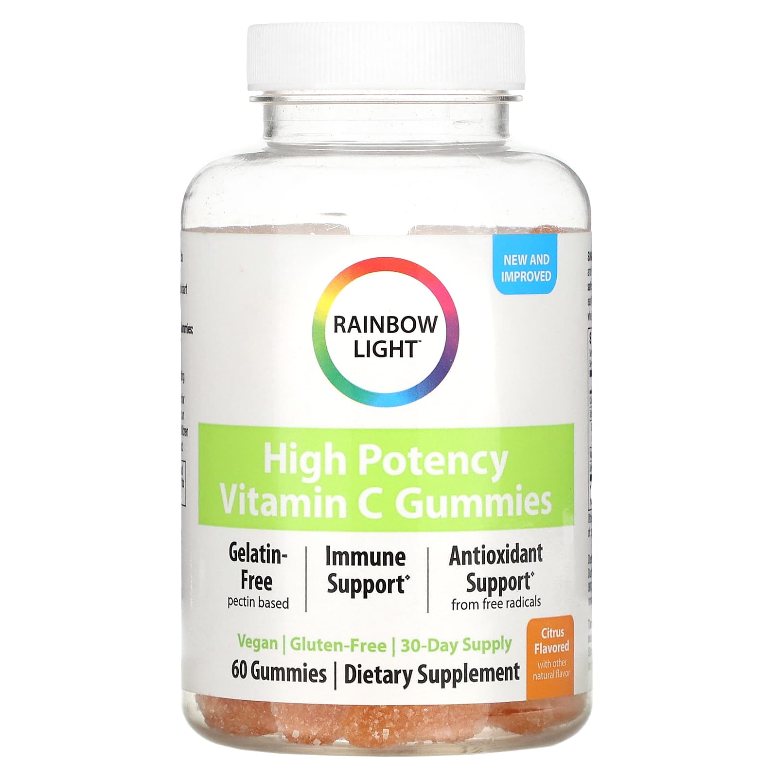 Rainbow Light-Vitamin C Gummies-Citrus-60 Gummies
