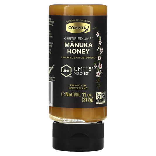 Comvita-Raw Manuka Honey-Certified UMF 5+ (MGO 83+)-11 oz (312 g)
