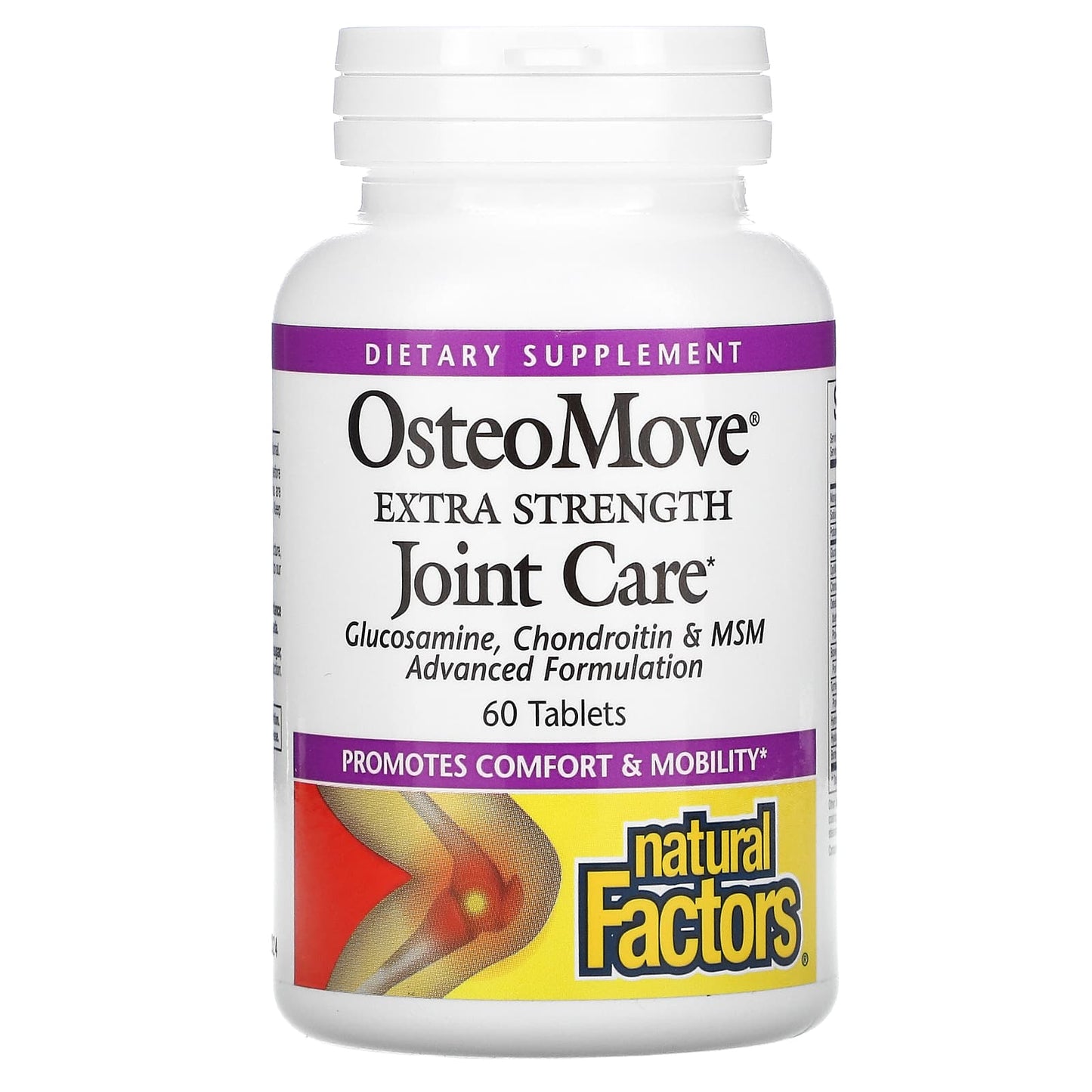 Natural Factors-OsteoMove-Extra Strength Joint Care-60 Tablets