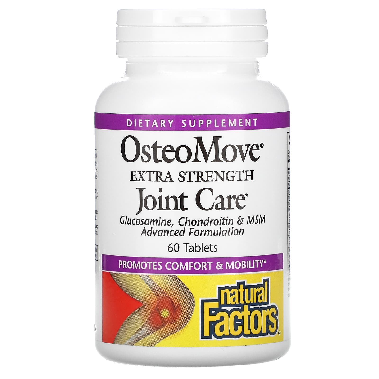 Natural Factors-OsteoMove-Extra Strength Joint Care-60 Tablets