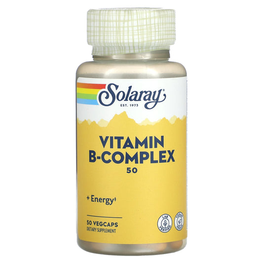 Solaray-Vitamin B-Complex-50 mg-50 VegCaps