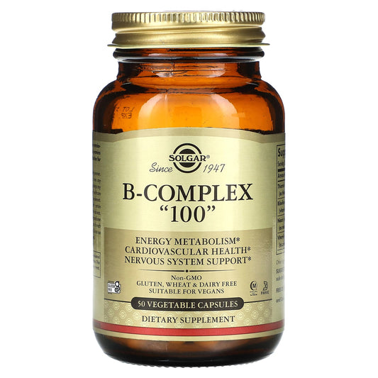 Solgar-B Complex "100"-50 Vegetable Capsules