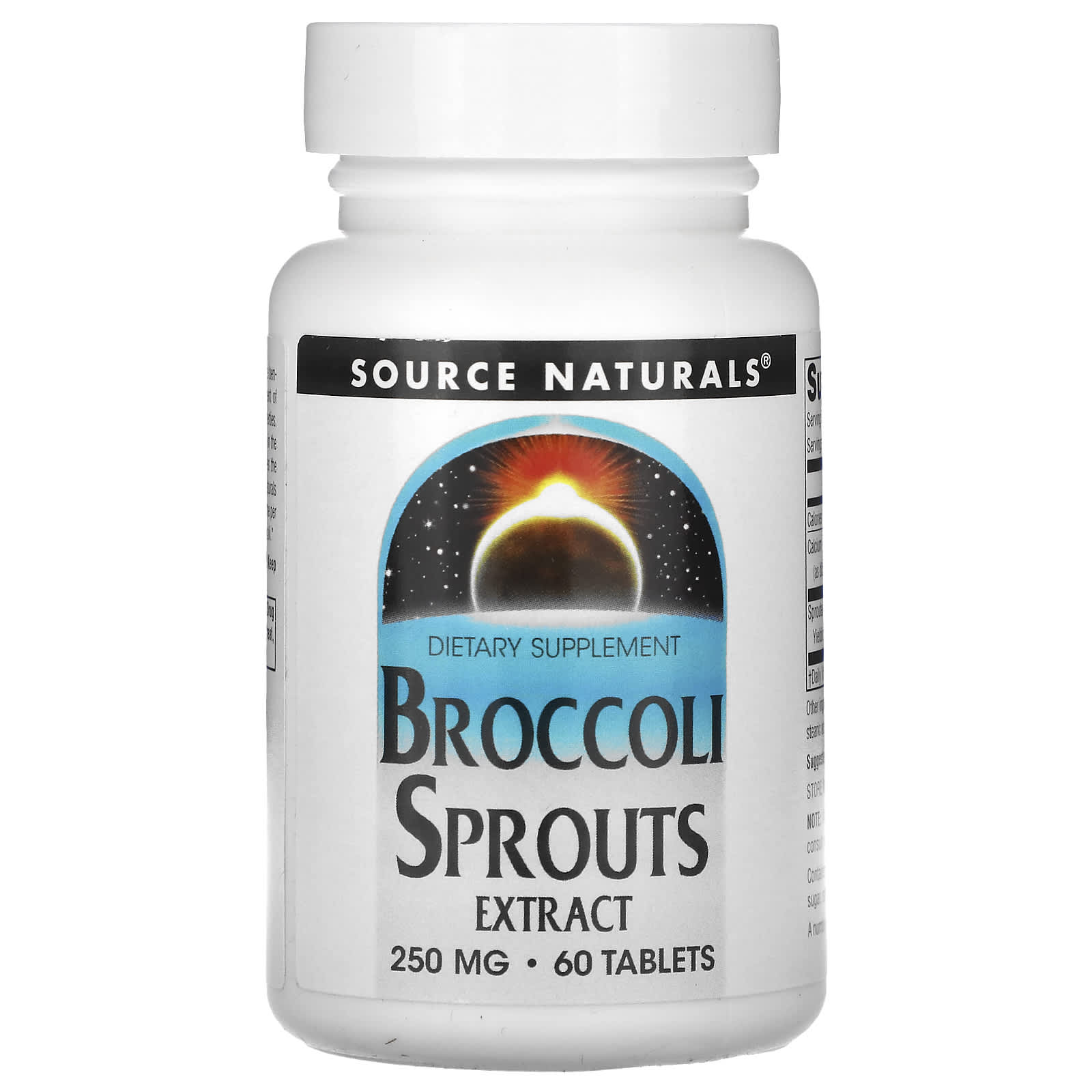 Source Naturals-Broccoli Sprouts Extract-250 mg-60 Tablets (125 mg per Tablet)