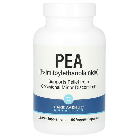 Lake Avenue Nutrition-PEA (Palmitoylethanolamide)-90 Veggie Capsules