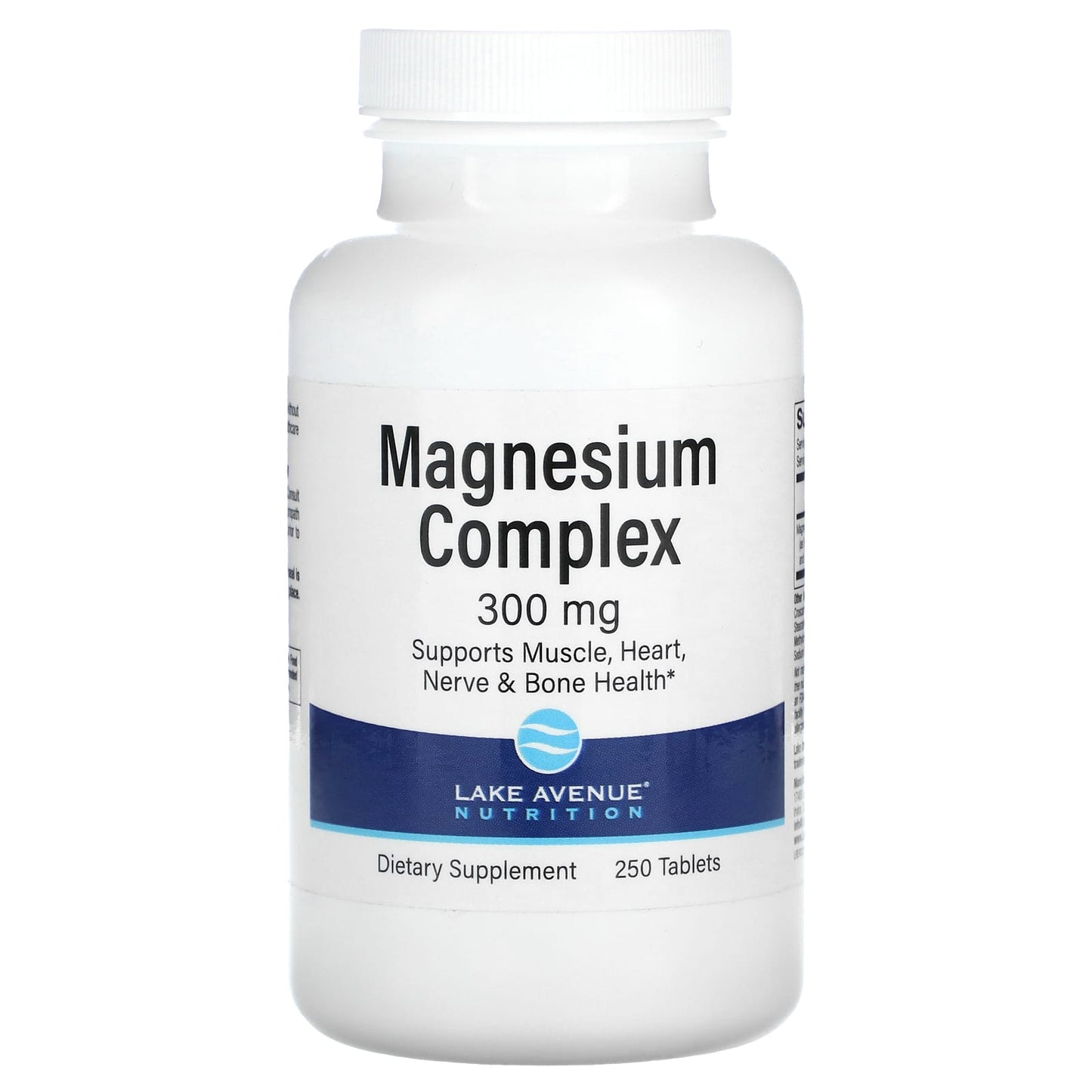 Lake Avenue Nutrition-Magnesium Complex-300 mg-250 Tablets