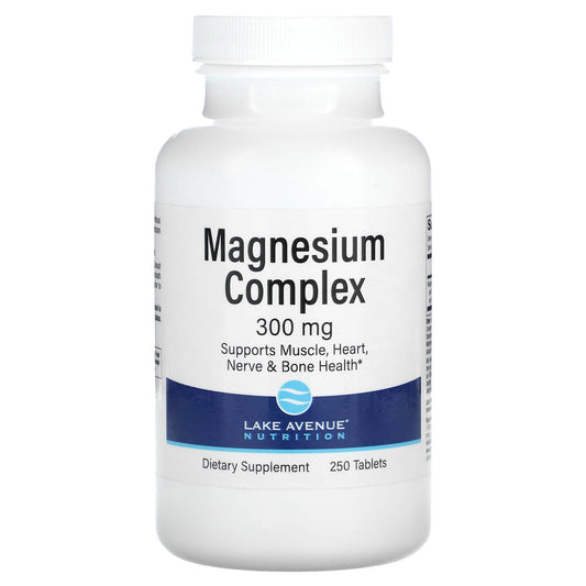 Lake Avenue Nutrition-Magnesium Complex-300 mg-250 Tablets