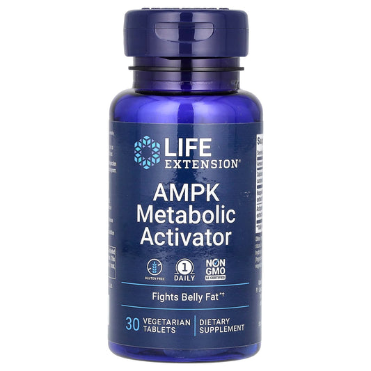Life Extension-AMPK Metabolic Activator-30 Vegetarian Tablets