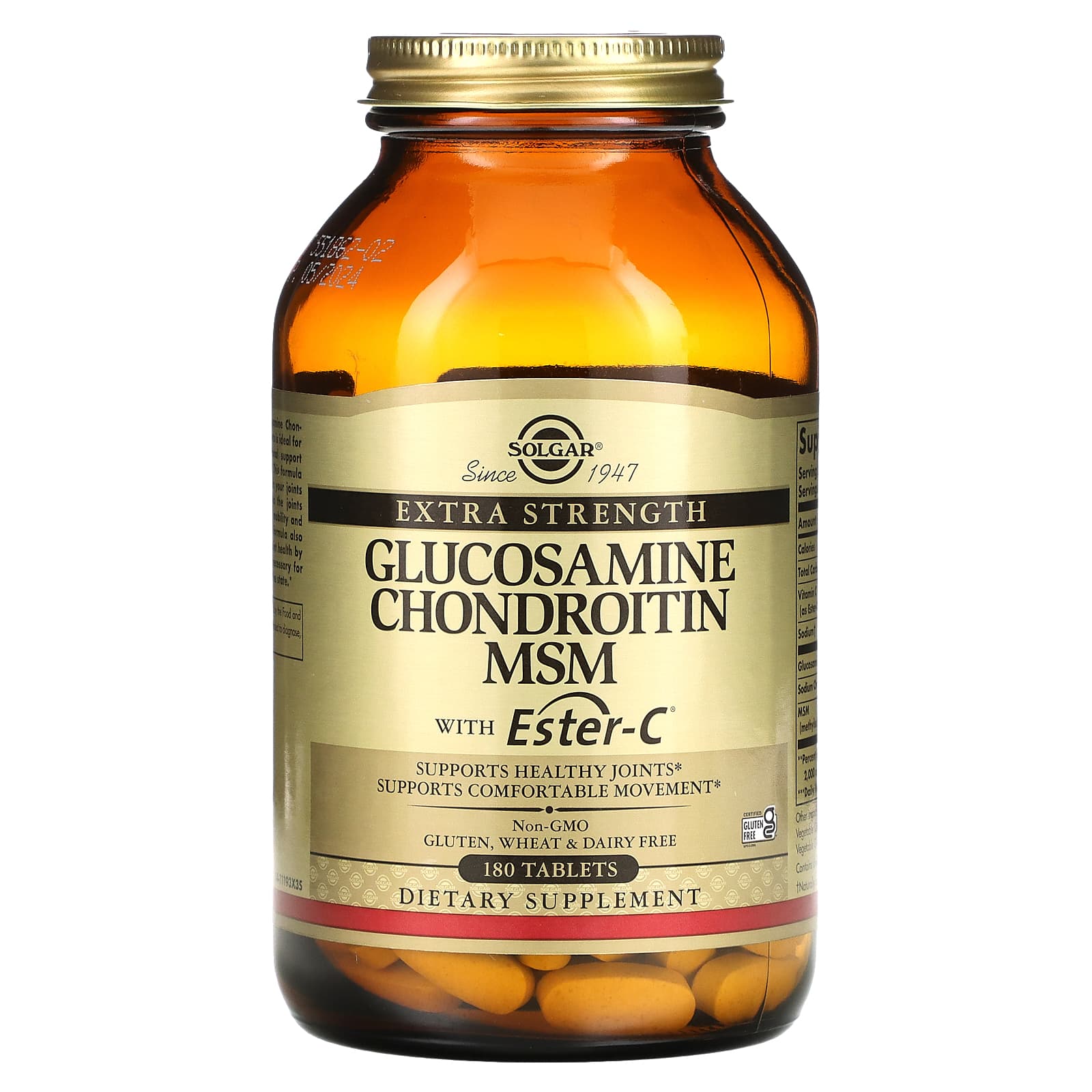 Solgar-Glucosamine Chondroitin MSM with Ester-C-180 Tablets