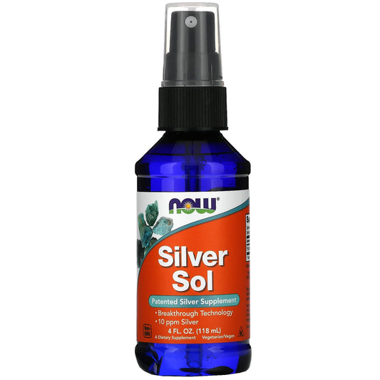 NOW Foods-Silver Sol-4 fl oz (118 ml)